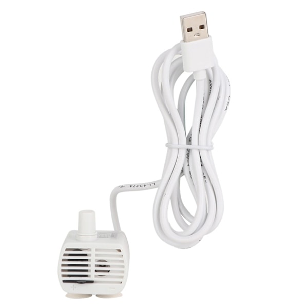 USB Mini Pumpe Nedsenkbar Vannpumpe for Akvarium Kjæledyr Vann Dispense