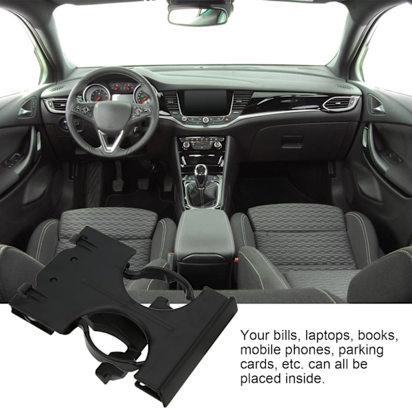 Dashboard udtrækkelig kopholder ABS 55620‑35050 Sort erstatning til 4Runner 1996‑1999