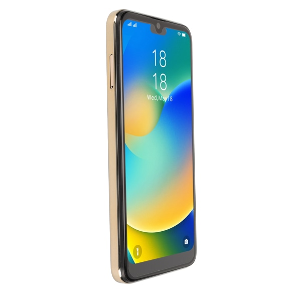 I14proMax Smartphone för Android 11.0 6.1in 4GB RAM 32GB ROM MTK6889 Mobiltelefon Främre 8MP Bakre 16MP 1440x3200 100‑240V Guld