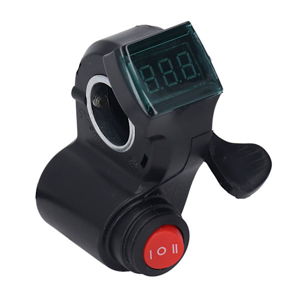 Elektrisk cykel tumgas 3 hastighets digital spänningsdisplay cykel handaccelerator för mountainbikes