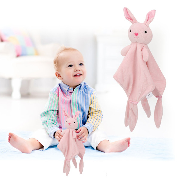Baby Säkerhet Handduk Lugna Spädbarn Cartoon Animal Doll Leksak för Tod