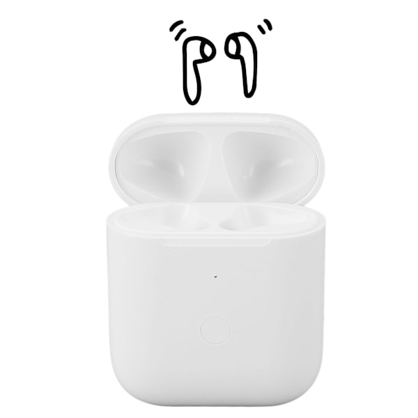 Trådløs laderetui erstatning ladetaske med Bluetooth-paring synkroniseringsknapp for IOS Earbuds 1 2 generasjon