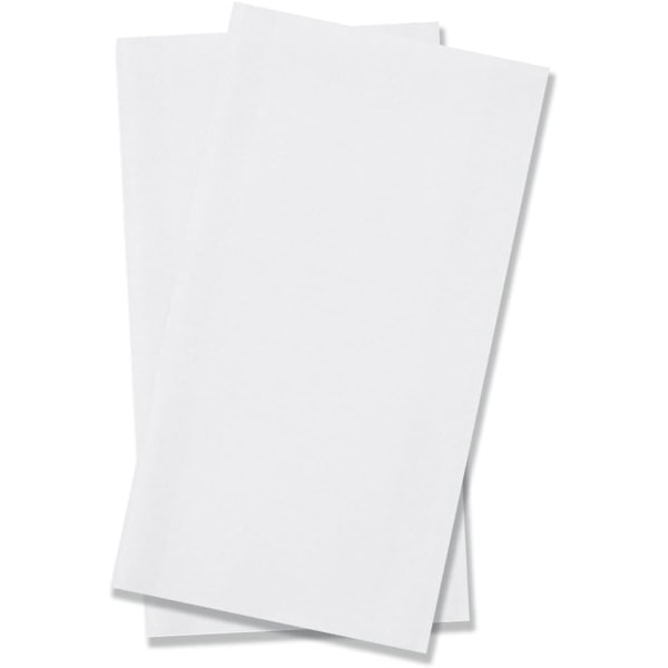 Sanitary Alternatives, Premium Pappershanddukar som Liknar Tyg: Mjuka Absorberande Handdukar, Elegant Design för Bröllop, Fester, 30 x 43 cm, Vita