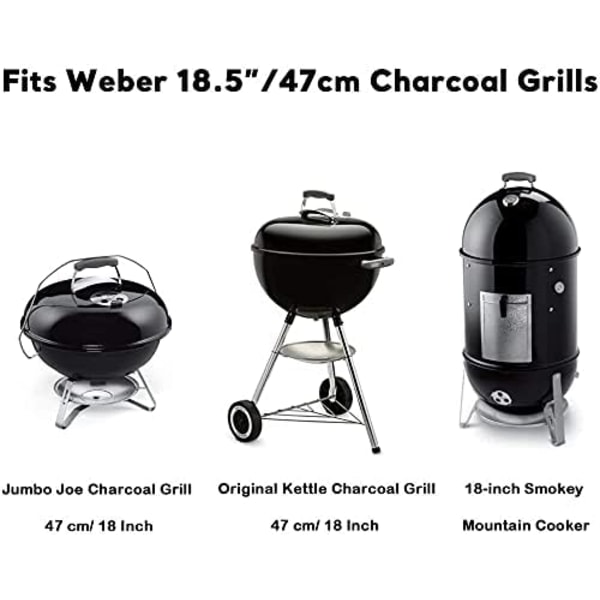 Grillrist i rustfrit stål til runde grill
