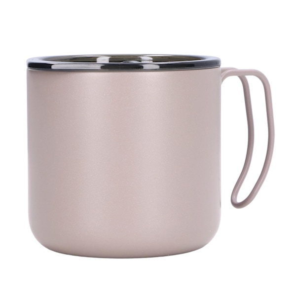 Dubbelväggsisolering för optimal temperaturkontroll, portabel kaffemugg med silikonförseglingslock, vakuumisolerad rostfri stål mugg, mat