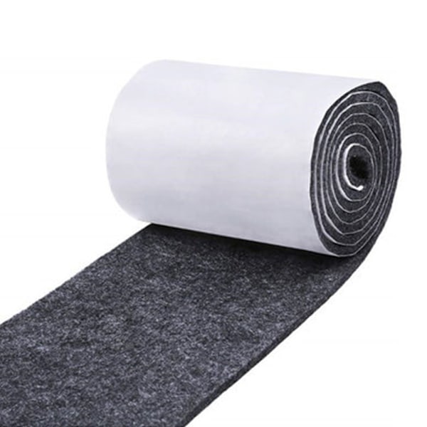 10 * 100cm Filttejp Självhäftande, Klipp till storlek DIY Filt Glidare Golvglidare Golvskydd för Laminatplattor Trappor Möbler Parkett