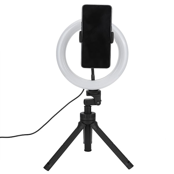 Selfie Ring Light Fotografi Stativ Justerbar LED Lys