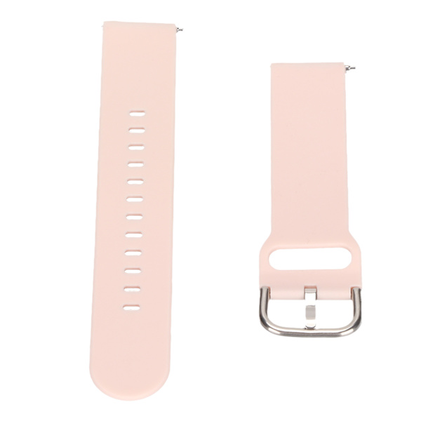 Smartwatch-armband i silikon 20 mm, enkel färg, för Amazfit GTS 3, GTS 2, Bip S och Bip U