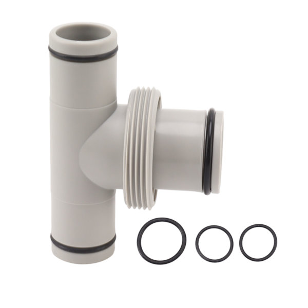 Slange Adapter T-formet Gevindpumpeforbindelse 1,5 tommer til 1,25 tommer Forbindelsesslange Plunger til Poolvedligeholdelse