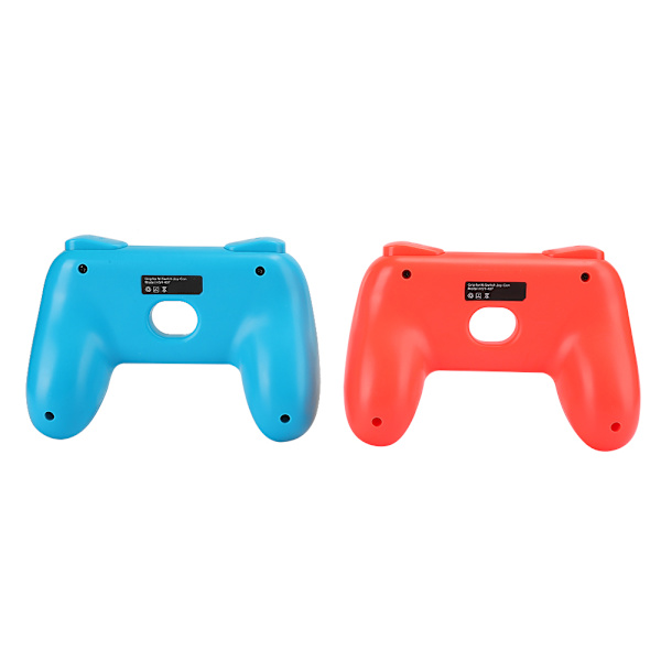 Ergonomiska Spelhandtag Grepp Slitstarkt Kontroller Skyddande Omslag Ersättnings Gamepad Tillbehör (Röd Blå 2st)