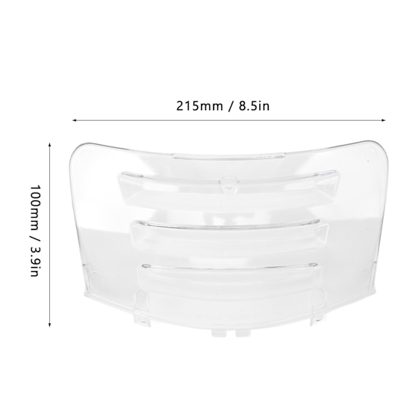 Skoter Cylinderhuvudskydd Dekorativt Motorcykel Cylinderhuvudskydd Ersättning för VESPA Sprint150 Primavera 150 Transparent