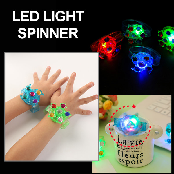 LED Lysande Barnsmycken Festival Party Armband - Lysande Party i Mörkret Lämplig för Barn