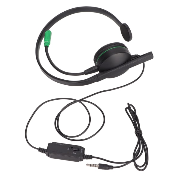 S481 Single Ear Gaming Headset 3.5mm Stereo Wired One Ear Headset with Mic and in Line Control for PS4 for Xbox One