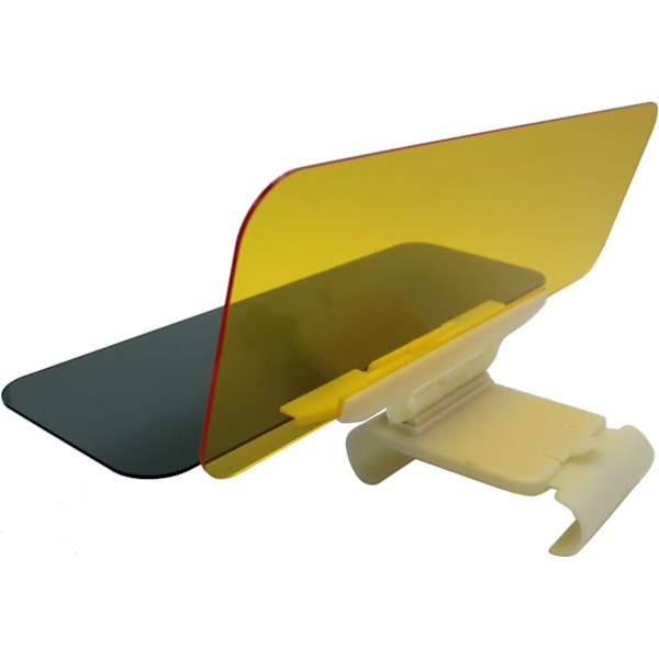 Glow Shield, Bländskydd för oavbruten körning dag och natt, Solskydd Anti-UV Block Icke-bländande glasögon, Universell storlek Fingeravtrycksresistent