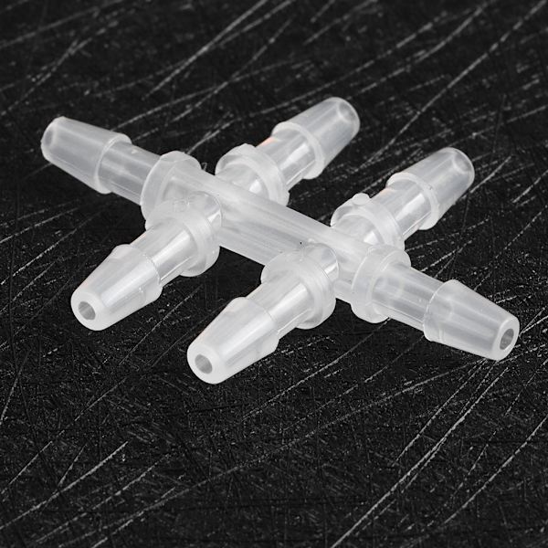 10PCS 6-vägs akvarium vattenrör adapter fisk tank gemensam slangbeslag koppling 3,9 mm