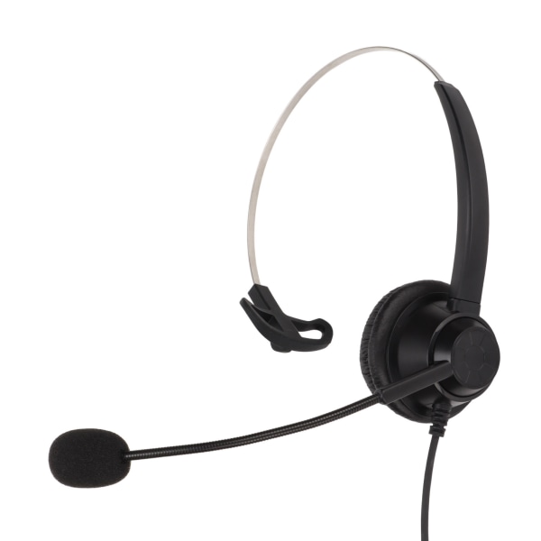 Mobiltelefon headset enkel sida brusreducering justerbar volym USB telefon hörlurar för kundtjänst kontor