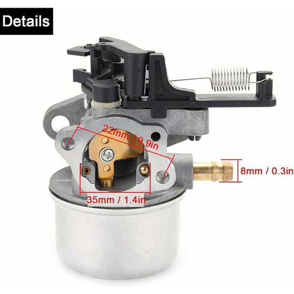 591137 590948 Kaasutin Briggs & Stratton 111P02 114P02 11P902 121Q02 121Q07 121S02 121S07 121S75 124Q02 painepesuri 775EX TB360 ruohonleikkuri,
