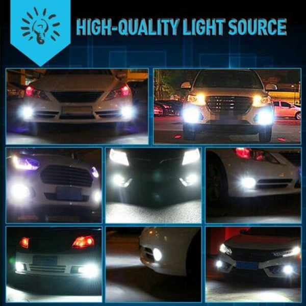 GHOST Uusi 2x H1 LED Sumuvalo/Päävalopolttimo Sarja Kaukovalo HID 6000K Xenon Valkoinen