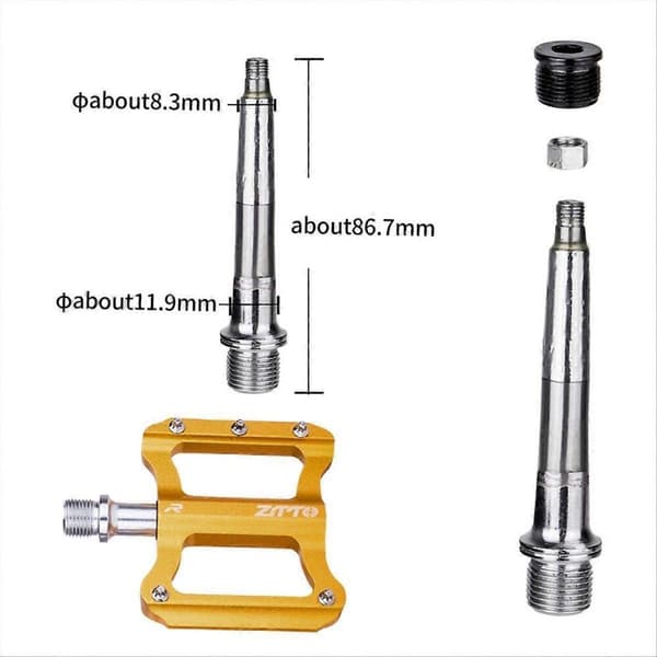 Racercykel Ultralet Flad Pedal Titanium