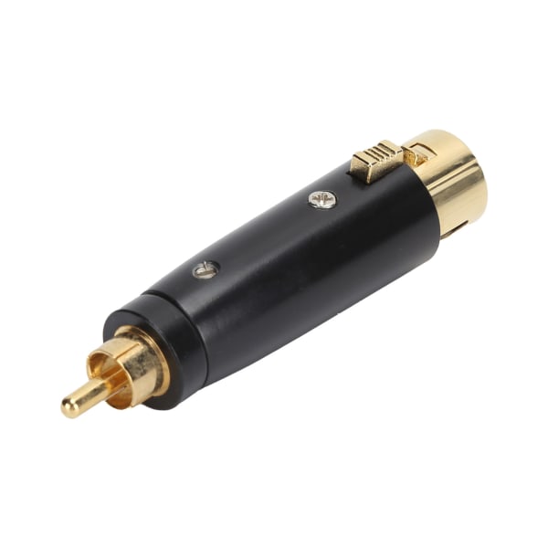 LZ1171G RCA-hane till XLR-hona adapter guldpläterad ljudkontakt för mixermikrofon