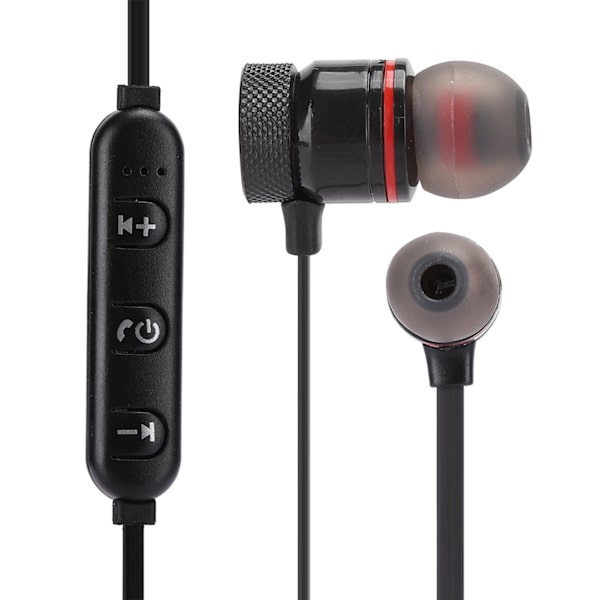 Trådløse Bluetooth Sports Earphone InEar Noise Reduction Headphone Headset(Sort )