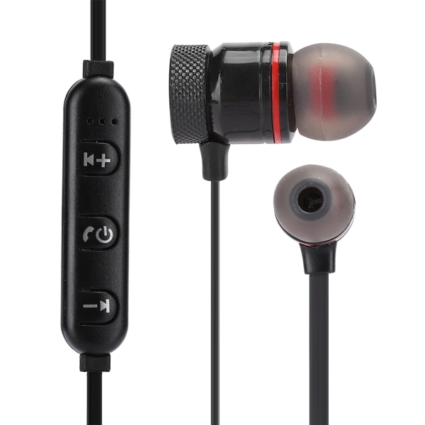Trådløse Bluetooth Sports Earphone InEar Støyreduksjon Hodetelefon Headset(Svart )