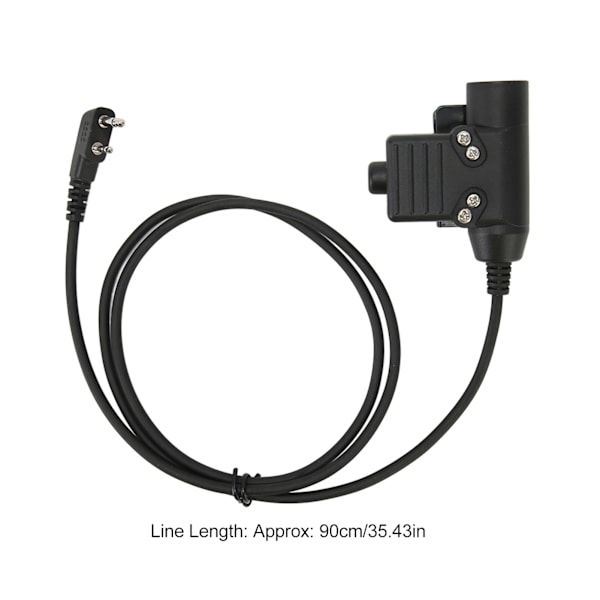 Radio Headset Adapter Push To Talk Klar Lyd Walkie Talkie Øretelefon Adapter Udskiftning til Icom V8 V80 V82