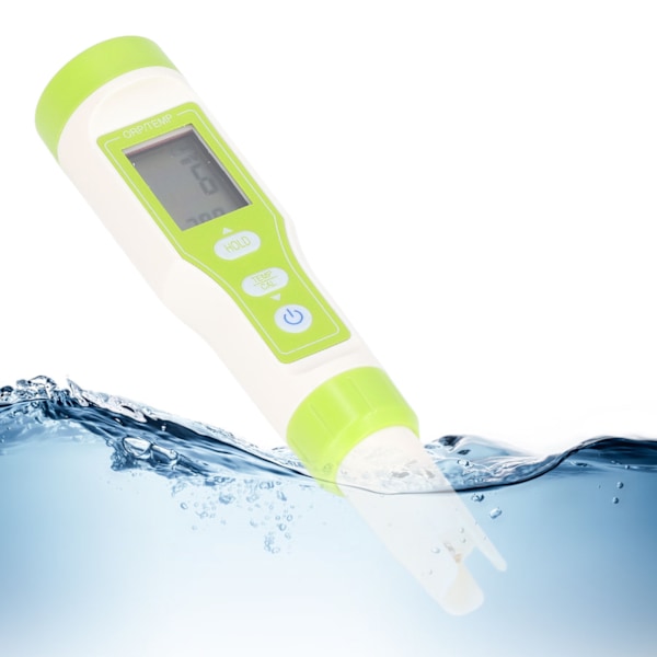 Hydroponik och Spa Vatten Testutrustning, Multifunktionell 5-i-1 Digital Salthaltsmätare, Temperaturkompenserande pH-mätare med Kompakt Design