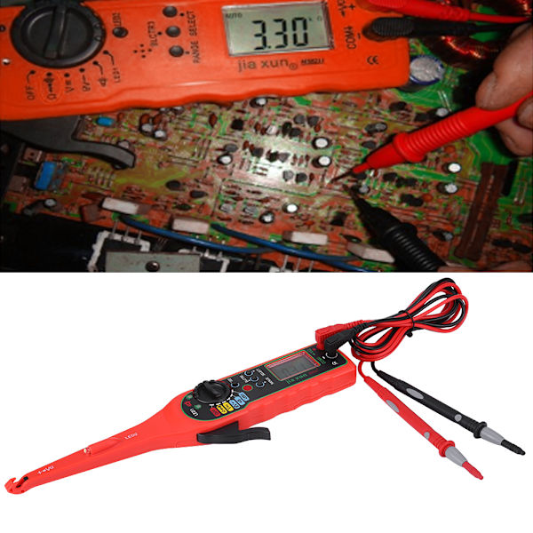 Automatisk krets tester multimeter lampe bilreparasjon bil elektrisk diagnose verktøy rød