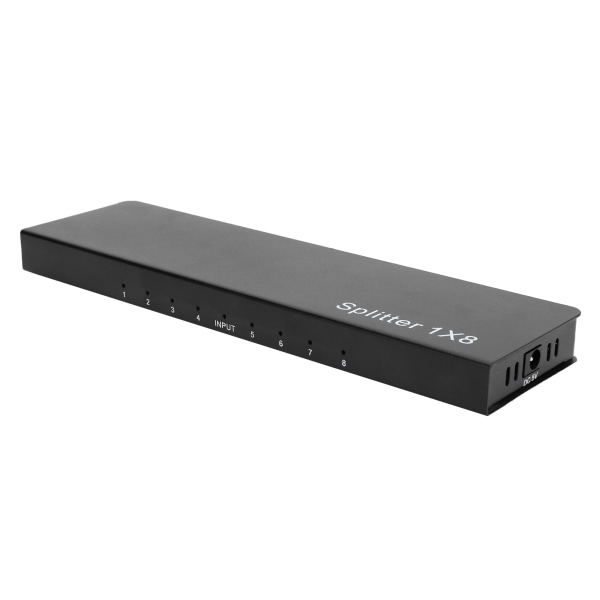 100-240V F118 8-portars 1 in 8 ut HDMI 1.4 Splitter Audio Video 1080P Distributör