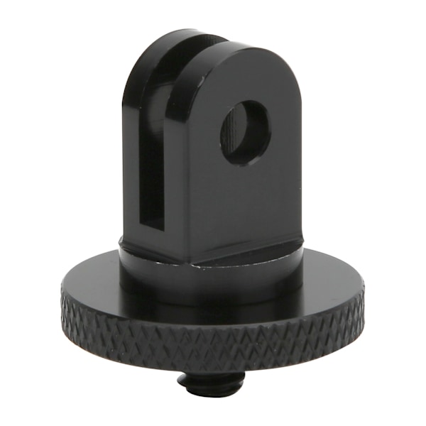 Aluminiumlegering Svart Mini 1/4 Tums Gränssnitt Stativadapter för Rörelsekamera Tillbehör