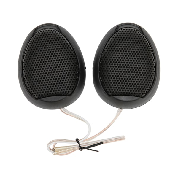 2 stk. bil-tweetere 98dB 1000W dome-interiør stereo-lydhøjttaler til lydsystem sort