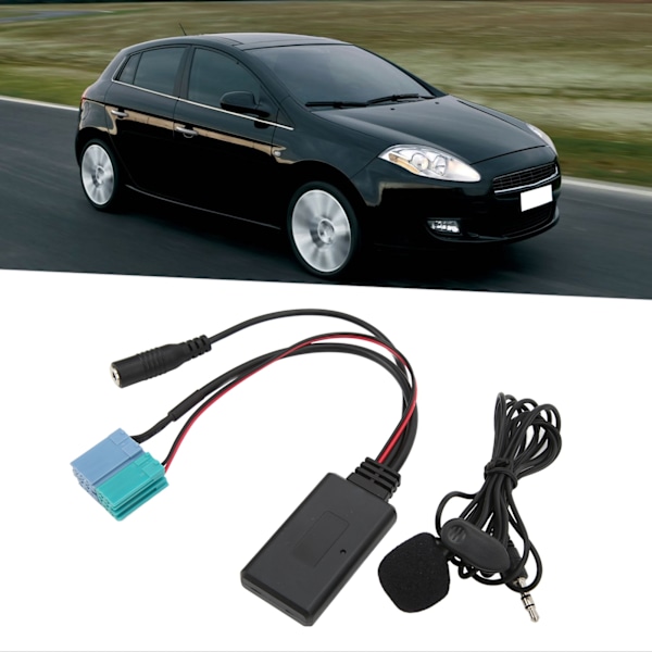 6+8 Pin Bluetooth AUX IN Adapter Hands Free Mikrofon Erstatning for Fiat Bravo for VISTEON Radio Siden 2007