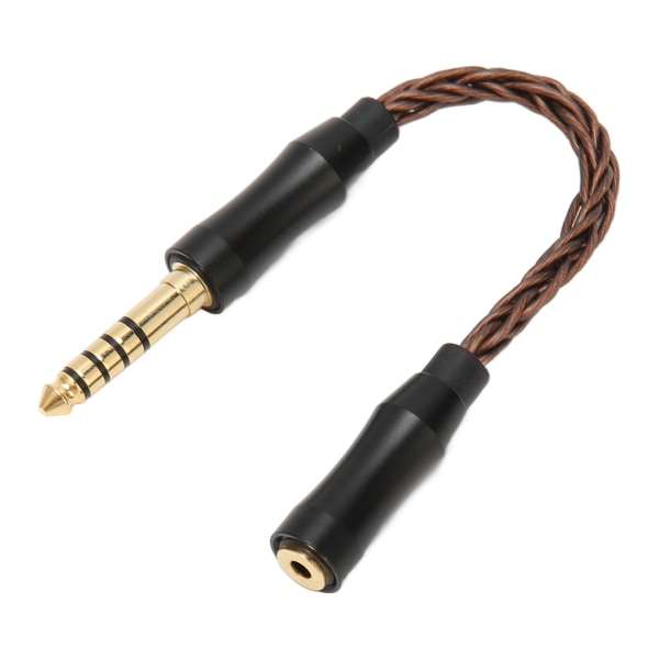 2.5mm Female to 4.4mm Male Sound Cable Single Crystal Copper Headphone Adapter Cable for Phones Speakers 14cm / 5.5in