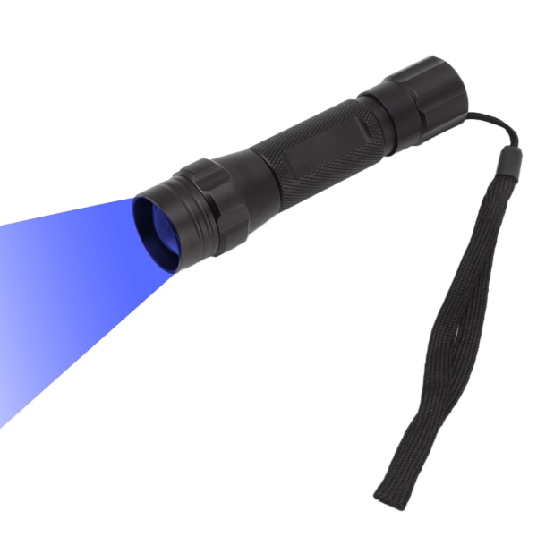 LED blå LED-ficklampa Zoombar blodspårare i aluminiumlegering H