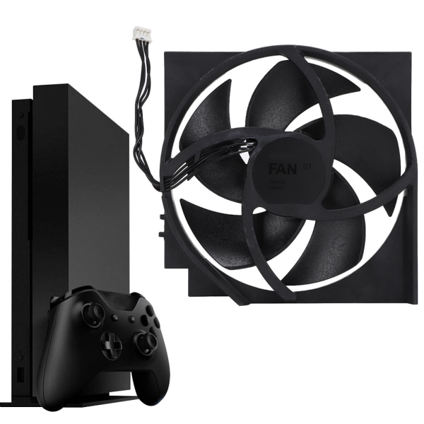 Holdbar ABS intern køleventilator til Xbox ONE S OEM 5 blade 4 pin