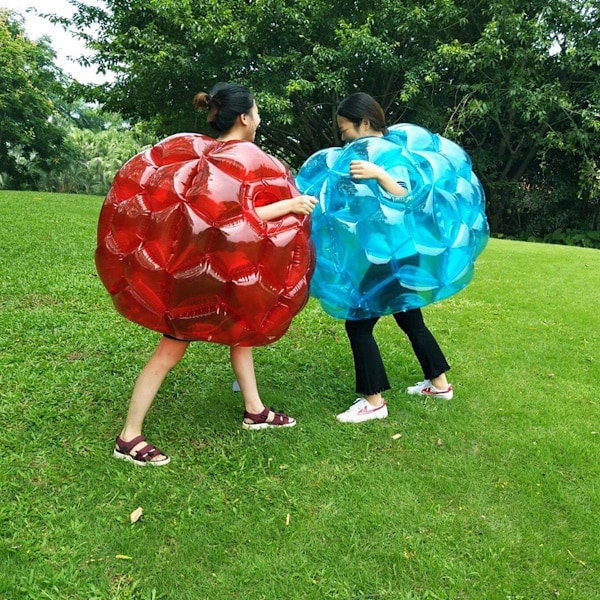 Uppblåsbara Bumper Balls, Slitstark PVC-vinyl Ger Kraftig Bash 'Em-Upplevelse, Mångsidig Portabel för Dynamisk Utomhusaktivitet, 60cm
