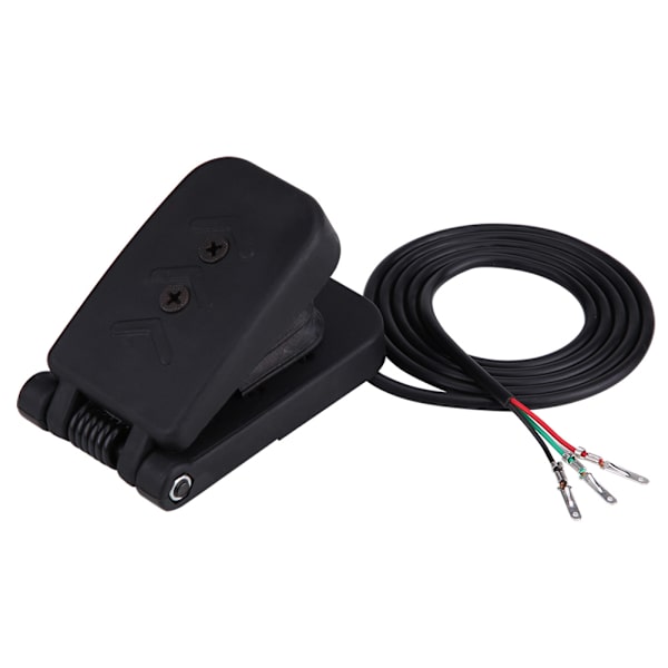 Sort ATV Fodaccelerator Gaspedal Kontrol Bremsepedal i Sort Plastik