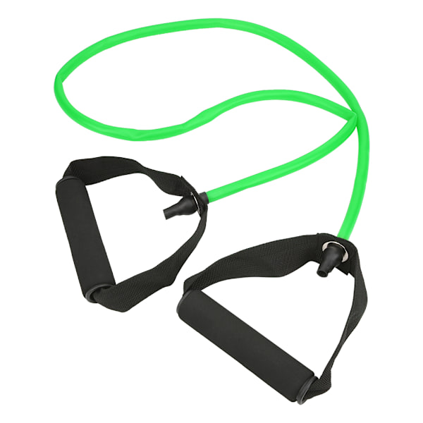 Yoga elasticitet slitsad latex motståndsband bröst expander viktminskning multifunktion dragbälte fitnessutrustning (grön)