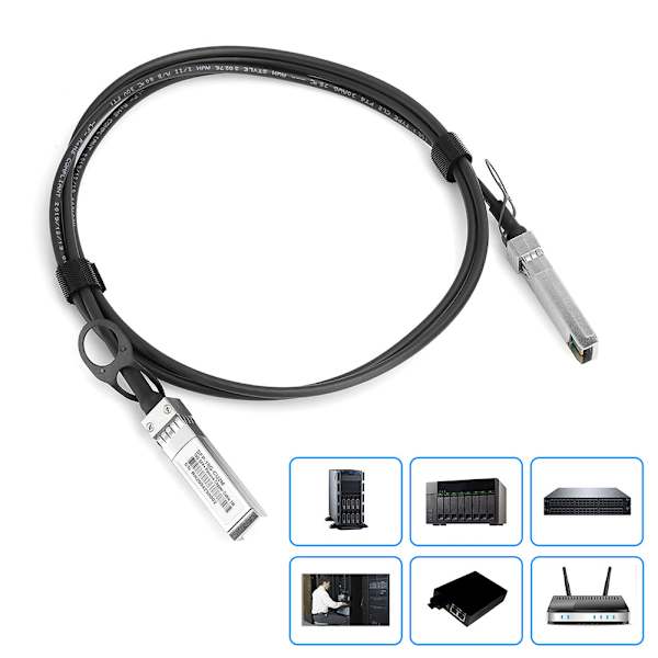 Direktanslutningskabel Enkanals Serversladd SFP Hög hastighet 10G för ThinkServer / HUAWEI (2 meter)