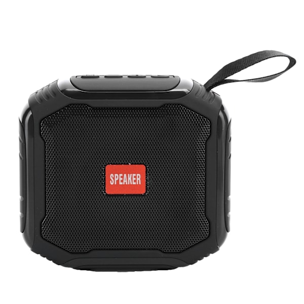 Kannettava True Wireless Bluetooth-kaiutin Subwoofer Stereo USB-liitäntä Kortti Ulkokäyttöön (Musta)
