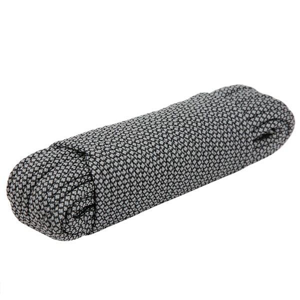 Viktigt för DIY-projekt, högkvalitativ polyesterparacord med utmärkt spänning, perfekt för att säkra utomhusutrustning och nödsituationer (20M)