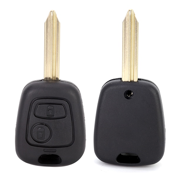 Nyckelringfodral för bil 2 knappar ABS-skydd Tillbehör Passar Citroen C1 C2 C3 C4 Xsara Picasso