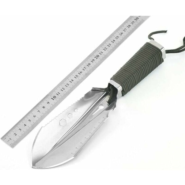 Ryggsäcksspade, Överlevnads Multiverktyg med Bärväska, Ergonomisk Design Rostfritt Stål Ultralätt Verktyg, Höghållfast Bekvämt Grepp för