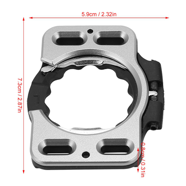 1 par Quick Release cykelsko klampe cover adapter konverter til SpeedPlay Zero