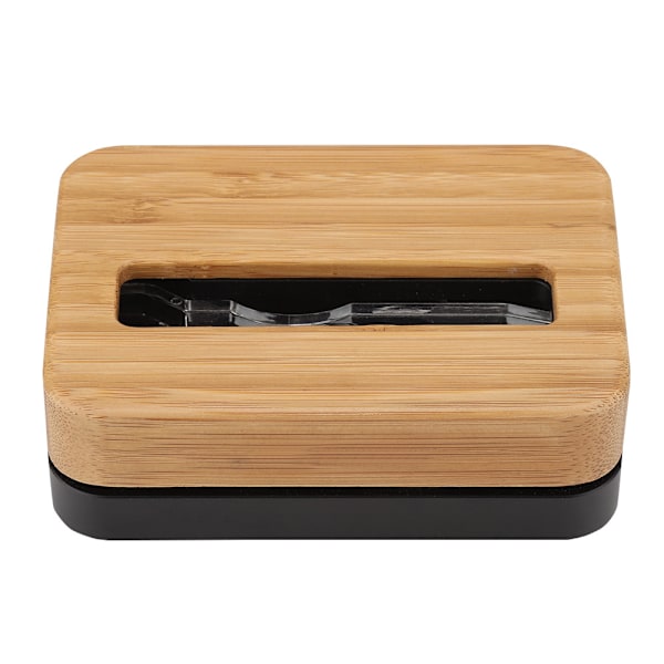 for Samdi Desktop Mobiltelefon Opladningsbase til iphone6S/6Plus/iphone7/7Plus/iphone8/X Sort