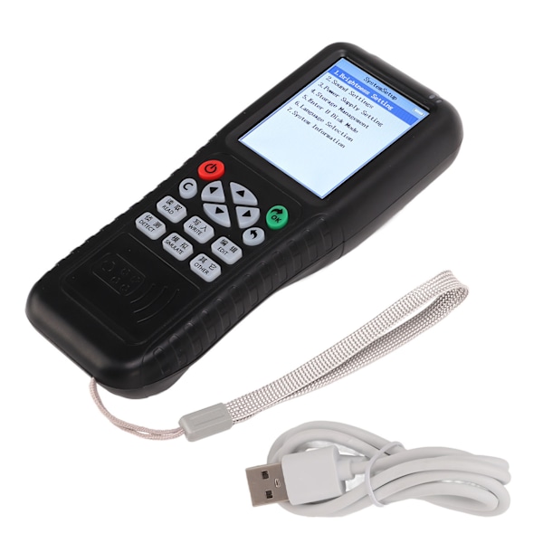 125-500KHz Handhållen IC ID-kortkopieringsläsare Skrivare Duplicator Cloner för dörråtkomstkontrollsystem