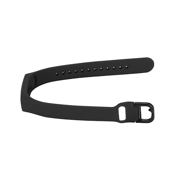 Et stykke silikone-urrem i ensfarvet til Samsung galaxy fit-e SM-R375 (sort)