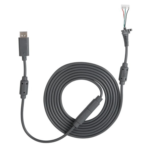 USB 4-bens Gamepad-kabel udskiftning ledning breakaway adapter til Xbox 360 (grå)