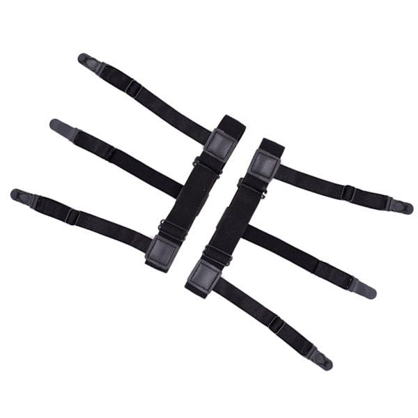 Herre Skjorte Strømper Jern Klemmer Justerbar 1 Par Elastisk Ultra Blød Åndbar Mænd Skjorter Holder Ophold